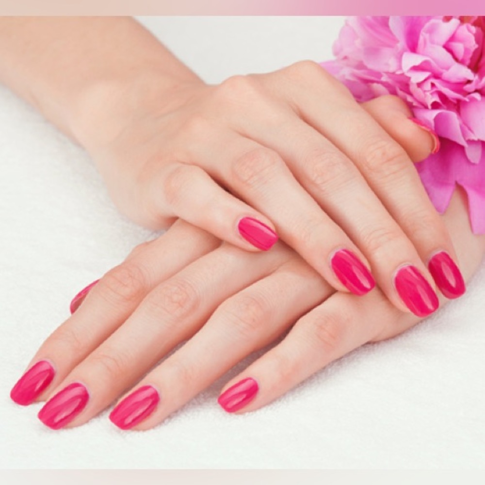 INCOCO NAILS Sweet kiss nail wraps barbiecore hot pink solid - Picture 1 of 3